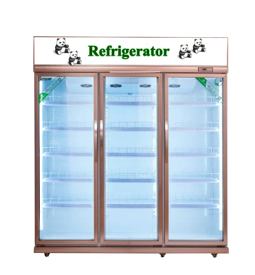 Display sotto il bancone del frigorifero/frigorifero per bevande/porta in vetro per vetrina refrigerante